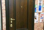 Бренд-секция входных дверей в ТЦ Строймаркет,<br /> г. Нальчик, ул. Кабардинская, д. 143, ТЦ Строймаркет